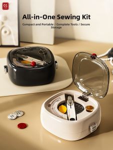 Luxury Student Dorm Sewing Kit Magnetic Storage Box