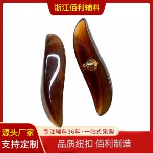 Casual Irregular Shaped Horned Button Sheep Cashmere Coat Outerwear Windbreaker Asymmetrical Button DIY Sewing Accessories