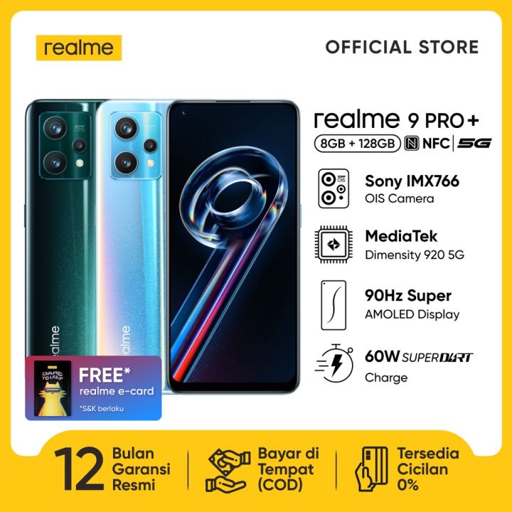 Realme 9 pro Plus 8/256 gb Garansi Resmi | Lazada Indonesia