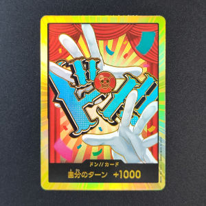 Bandai | 30Pcs ONE PIECE Japanese Lettering Collection Cards DON Card Your Turn+1000 Roronoa Zoro  Monkey D. Luffy Game Anime Cards Gift