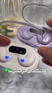 X55 Sleeping Wireless Earbuds with Freebie TWS Mini Bluetooth Earphones Hi-Fi Stereo Sound and Noise Cancellation for All Smartphones