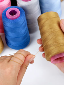 Heavy Duty Sewing Thread for Jeans Canvas Clothing Hand Sewing Thread 3 Strands Home Use Thread Durable Fabric Yarn