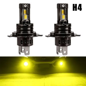 2 Chiếc H7 H4 Đèn Pha LED Xi Nhan CANBUS Không Dây Mini Đèn Pha Ô Tô 3570 Chip Siêu Sáng Đèn Sương Mù Cho Yamaha Kawasaki Suzuki