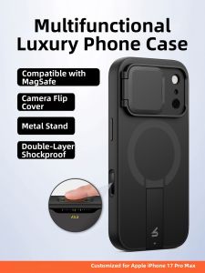 XINGXINGZHE | Magnetic Full-body Protective Camera Cover Phone Case with Stand