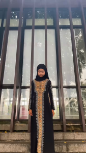 Abiyyuco TA8015A | Gamis Abaya Turki Anak Turkey Remaja Ready untuk usia 4 sampai 13 tahun Bahan Jersey mix Ceruty