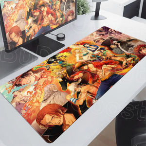 Bandai | Japan Anime Mousepad Anti-slip Rubber Office Deskmat One Piece Game Keyboard Protect Mat HD Printing Computer Gaming Accessories