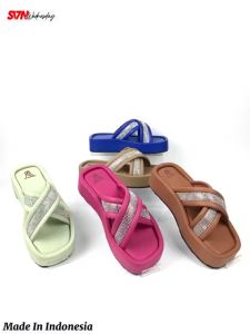 BRZ Sendal CINYY Sendal Platform Wanita Silang Insole Empuk