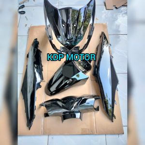 cover body full halus motor Honda beat fi abu abu lembayung gray tahun 2013-2014-2015.
