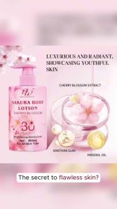 [Buy 1 Take 2] 3pcs DW Sakura Body Lotion Cherry Blossom Brightening Moisturizer 300ML Body Lotion