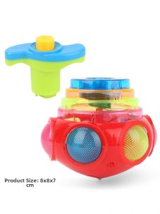 JOYLONG | Spinning Musical Light-up Cartoon Colorful Glowing Gyroscope Toy