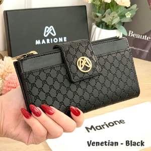 MARIONE - VENETIAN DOMPET PANJANG KARTU DOUBLE ZIP FREE PAPERBAG DAN BOX