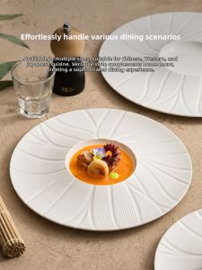 YOGEHOME | Elegant Dinner Plate for Western Cuisine
