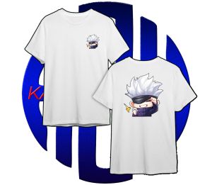 KAOS PRIA DISTRO KEREN MLBB GOJO BAJU PRIA DISTRO KEREN MOTIF ANIMASI MLBB GOJO LOGO