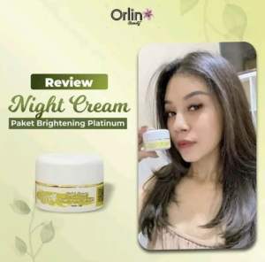 Orlin beauty Skincare Paket Brightening Platinum Mencerahkan Wajah Kulit Glowing Anti Kusam Skincare Bpom (order 1 paket dapat Dowble bonus)