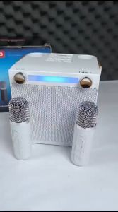 Speaker KTV Premium Ada Kontrol BASS-TREBEL-ECHO-REVERB FLECO F-8894 LED RGB Bonus 2pc Mic Wireless [Bluetooth/Karaoke/USB/TF/FM/AUX-IN/TWS/4 Inch]-Speaker Bluetooth ful bass/ Salon Aktif / Speker Aktif / Salon Bluetooth / Speaker Aktif / Spiker Aktif~TFA