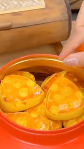 Bánh Phô Mai Nướng Trứng Muối Vỏ Giòn Nhân Mềm Dẻo Thơm Ngon (Ảnh Thật Ở Cuối)