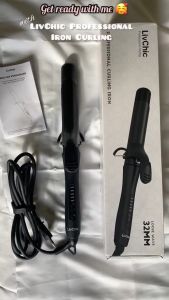 [Barang Lokal]LivChic Keriting Catokan mini Rambut Curly catok 32mm LC204