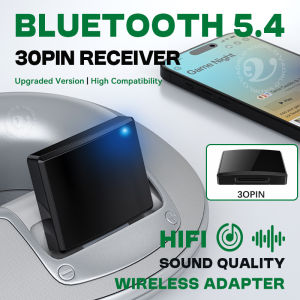 Bluetooth Adapter for iPhone & iPad: 30 PIN Docking & Wireless Audio/Music Adapter