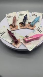 1pcs Baby Dig Booger Clip Infants Clean Ear Nose Navel Safety Tweezers Safe Forceps Cleaning Supplies Forceps With LED Light