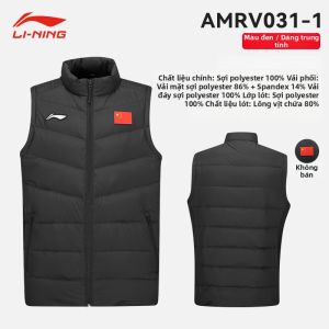Li-Ning | Áo Khoác Thể Thao Thời Trang Có Mũ Trùm Đầu Dài Qua Gối
