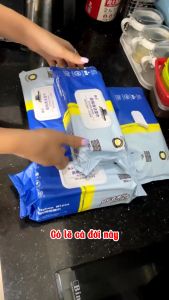 Gói 80 tờ Khăn Uớt Lau Bếp Đa Năng
