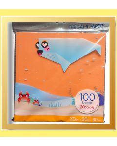 ORIGAMI JOYKO BOLAK BALIK SAMA WARNA UKURAN 20X20