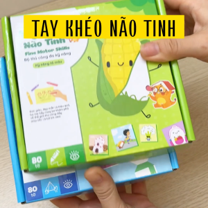 Bộ Thủ Công Cắt Dán Tô Màu Và Gấp Giấy Cho Bé Phát Triển Kỹ Năng Và Tư Duy - Hiệu Lalala Baby