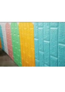 วอล์เปเปอร์กันกระแทก วอล์เปเปอร์3D วอล์เปเปอร์กาวในตัว สติ๊กเกอร์ติดผนัง ติดง่าย ตกแต่งห้องเด็กๆ ตกแต่งห้องนอน