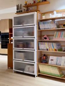 Cosyy homes ชั้นวางชั้นวางของที่เก็บข้อมูลชั้นวางของ Multi -Layer Simple Children Home Storage ชั้นวางแสดงชั้นวางของไม่ใช่ชั้นวางตู้ไม้