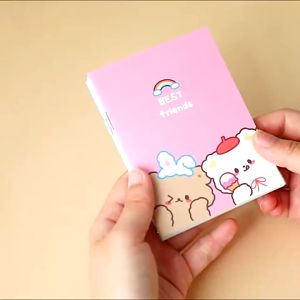 COD 32 Pages Mini Cartoon Notepad Portable Book Japanese Style Notebook Planner School Supplies