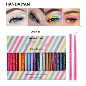 กันน้ําครีมอายไลเนอร์ดินสอชุด Long Lasting Smooth GEL Professional Eye แต่งหน้าสีสันสดใสชุด