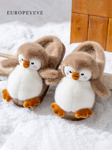 Dép Bông Mùa Đông 2025 Mới Dễ Thương Cho Cặp Đôi Đế Dày Chống Trượt Ấm Áp Cho Nam Và Nữ