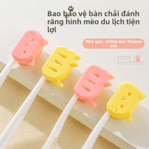 Portable Dustproof Breathable Toothbrush Cover Holder
