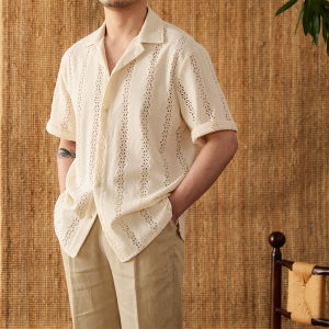 Versatile Summer Openwork Casual Shirt