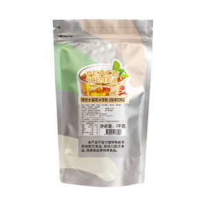 Peach Flavor Ice Tea Powder Shaved Ice Powder Milk Tea Shop Special Ingredients 1kg Pearl Milk Tea Powder Korean Origin