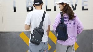 กระเป๋าสะพายข้าง สะพายไหล่ คาดอกอเนก เป้กันน้ำสไตล์ เกาหลี ผู้ชาย