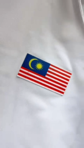 Lencana Jalur Gemilang Sticker Iron On High Quality