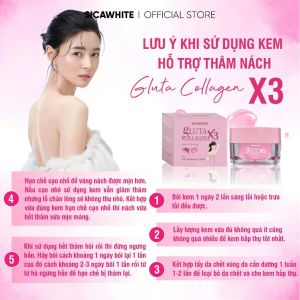 HÀNG CTY-Kem Dưỡng Hỗ Trợ Mờ Thâm Sần - Vùng Nách Mông Bẹn Đầu Gối - Gluta Collagen X3 15gr
