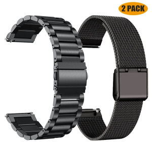 20mm 22mm Metal Stainless Steel Strap For Huawei Watch Band GT3/GT4 Pro 46mm Bracelet For Samsung Galaxy Watch 6 5 4 3 5Pro