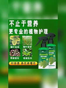 260ml chlorophyll nutrient solution for saving yellow leaf flowers plant leaves care and undiluted fertilizer 叶绿素营养液260ml