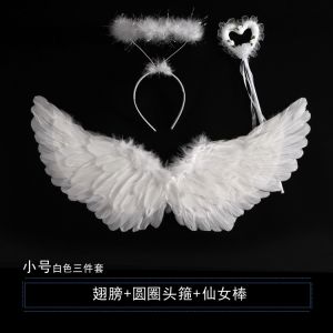 Bộ Sưu Tập Cánh Chim Thiên Thần Trắng Nhật Bản Phụ Kiện Chụp Ảnh Người Lớn Và Trẻ Em Quà Tặng Sân Khấu Chụp Ảnh