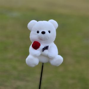 Dễ thương Gấu Gậy Đánh Golf Driver headcover Fairway gỗ lai Head Cover Putter vồ Bìa thả vận chuyển