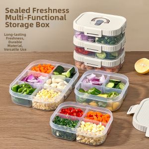 WODEBAIHUI | Food Preservation Freshness Box For Refrigerator Freezing And Multi-Section Storage