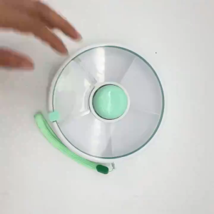 [SG Ready Stock] Kids Snack Spinner Toddler Spinner Snack Box With 5 Compartments and Lid Portable Snack Serving Tray Divided Moisture proof Leak proof