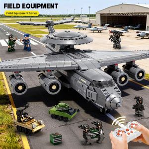JIAAI | High-Difficulty Large-Scale Early Warning Aircraft Remote Control Building Blocks Educational Toy