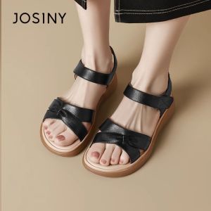 Josiny | Soft Sole Leather Casual Pregnant Sandals