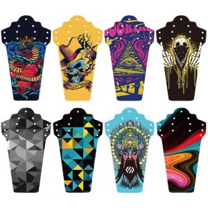 CNC | Chooee Bike Mudguard Fenders Bicycle Rear Wheel Rain Guard Wing PP5 Universal MTB Road Cycling Accessories 1pcs