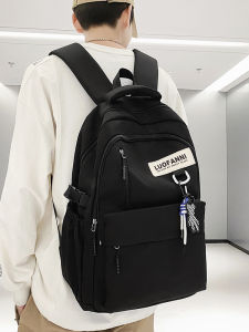 Túi Đeo Vai Nam Học Sinh Trung Học Mới 2024 Túi Đeo Vai Đôi Chống Thấm Nước Có Ngăn Đựng Máy Tính Túi Đeo Vai Mềm Thoáng Khí