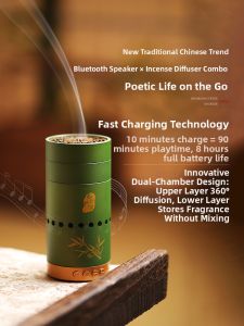 Portable Music Aroma Diffuser with Bluetooth Car Speaker