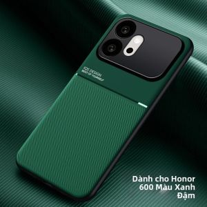 Ốp Lưng Chống Sốc Sang Trọng EUCAGR Cho Huawei Honor 600 Pro/Lite Có Mặt Sau Bằng Nam Châm - Vỏ Bọc Da PU Chống Trầy Xước Chống Vân Tay